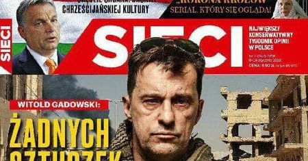 Internauci wyśmiali okładkę. "Samozwańczy korespondent wojenny"
