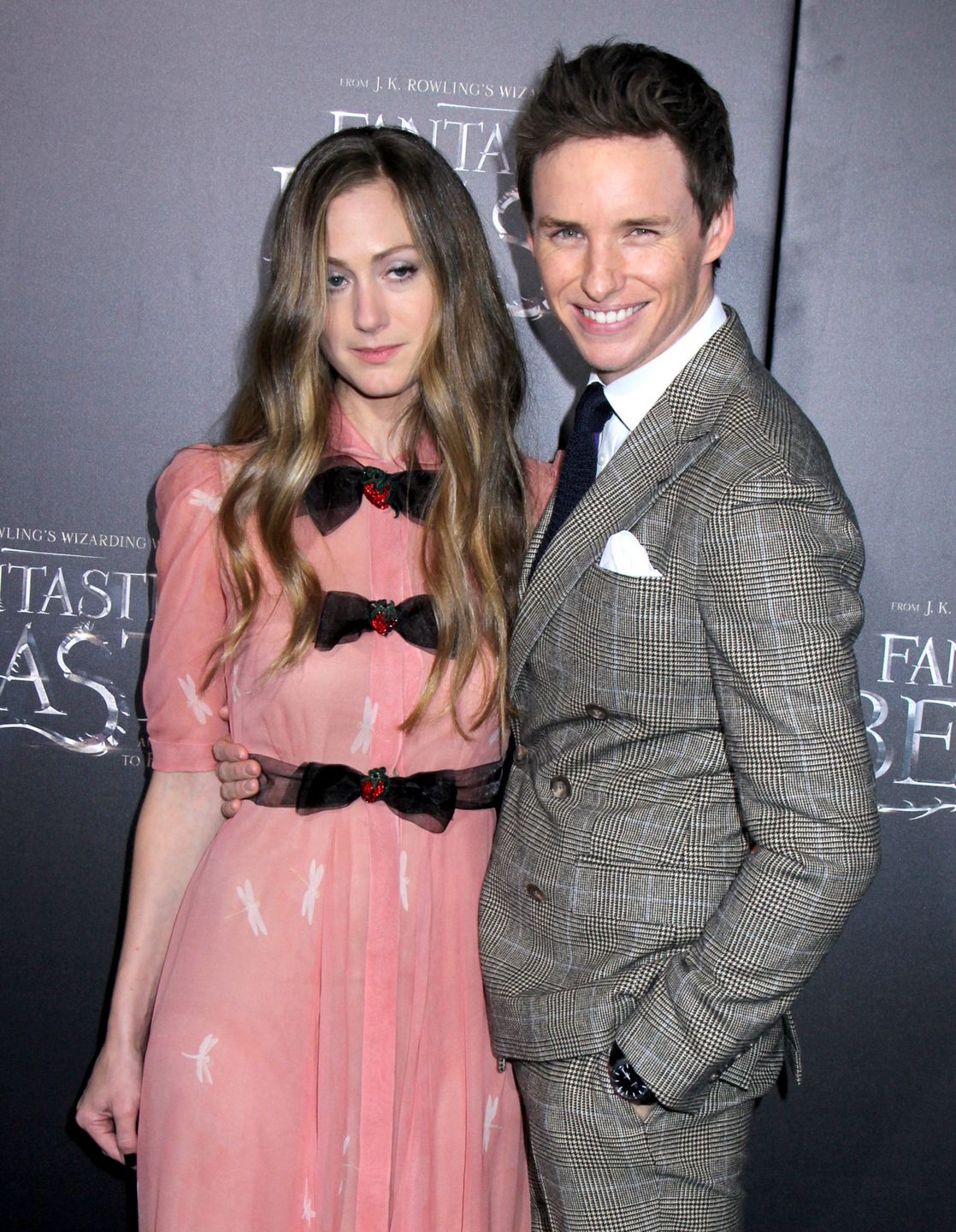 Eddie Redmayne z żoną Hannah Bagshawe