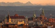 Kraków na tle Tatr. Rzadki widok w mieście zatrutym smogiem