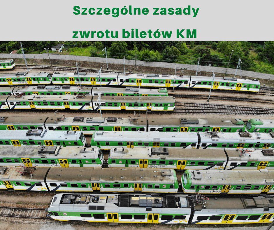 Koleje Mazowieckie wprowadzają szczególne zasady zwrotu pieniędzy za bilety.