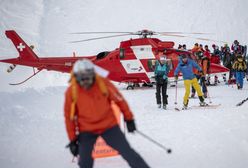 Szwajcaria i Austria. Lawiny na trasach narciarskich. Akcja ratunkowa