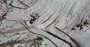 Nagrali zejście potężnej lawiny z helikoptera. Miała 700 metrów długości