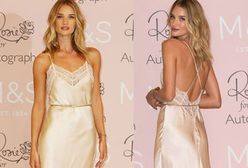 Rosie Huntington-Whiteley w koszuli nocnej na salonach