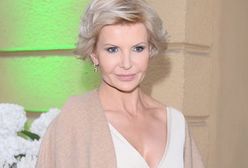 Piękna Joanna Racewicz na pokazie sukienek