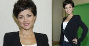 Ochudzona Katarzyna Cichopek na planie
