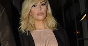 Kim Kardashian pokazała biust na Paris Fashion Week