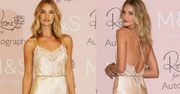 Rosie Huntington-Whiteley w koszuli nocnej na salonach