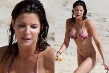 Co za ciało! Stephanie Seymour w bikini!