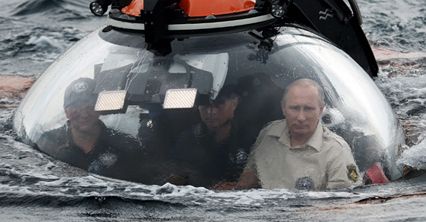 Putin w batyskafie na dnie Morza Czarnego