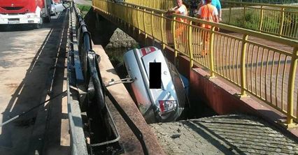 Pijany kierowca nie trafił w most w Pruszczu Gdańskim
