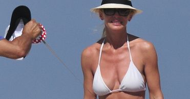 Ścibakówna i Englert opalają się na plaży!