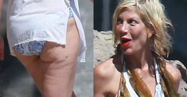 Tori Spelling pokazała się w kostiumie kąpielowym!