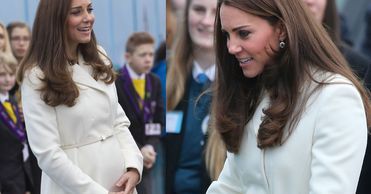 Księżna Kate z wyraźnie zaokrąglonym brzuszkiem