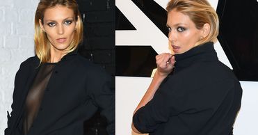 Anja Rubik w odważnej kreacji na konferencji "Project Runway"