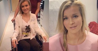 Joanna Krupa na wózku inwalidzkim!