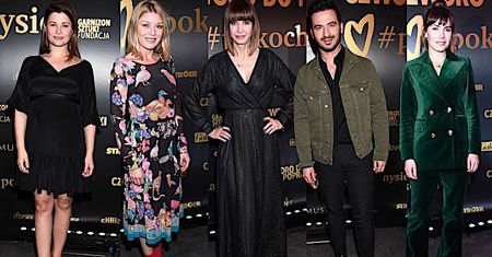 Gwiazdy na premierze spektaklu „Czworo do poprawki”: Agnieszka Sienkiewicz, Edyta Olszówka, Olga Bołądź, Grażyna Wolszczak