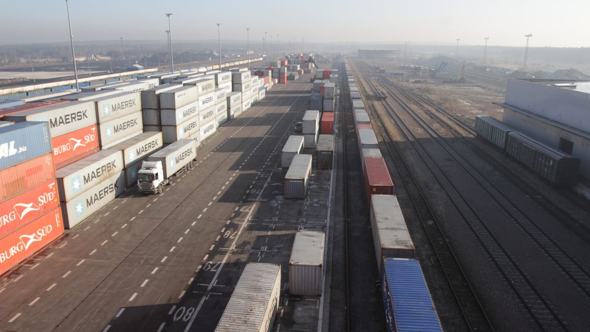 Terminal w Sławkowie (na zdjęciu) jest zablokowany przez górników.