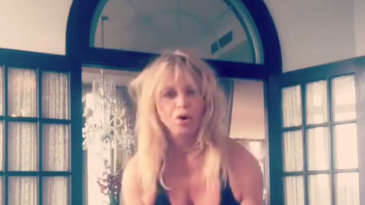 Goldie Hawn zaszalała