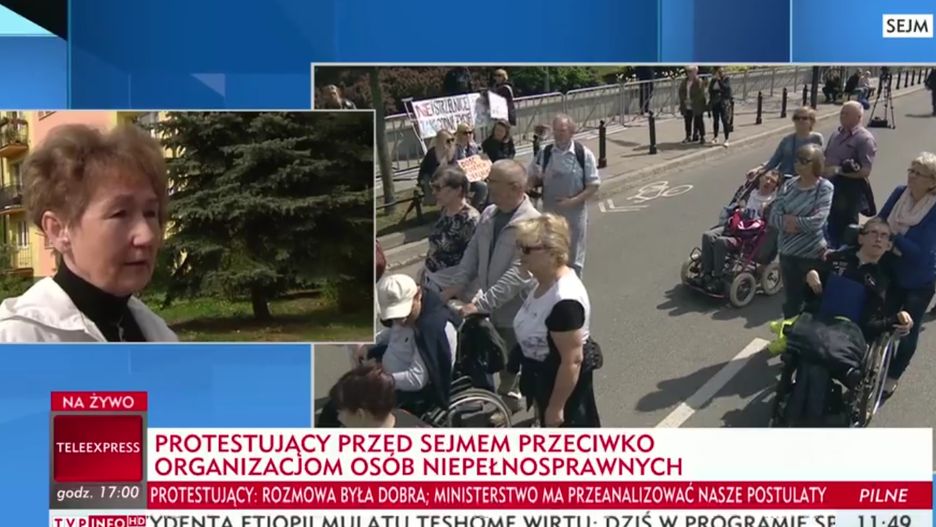 W TVP Info wywiad z "matką" przeciwną strajkowi w Sejmie