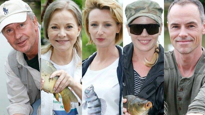 Gwiazdy na zawodach wędkarskich, fot. AKPA