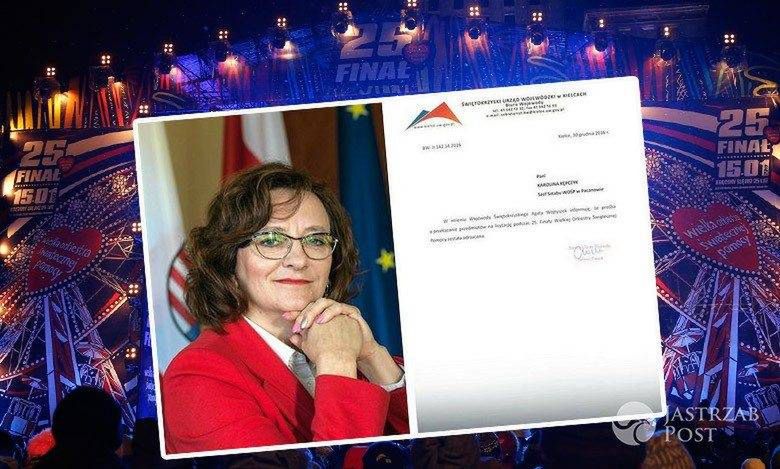 Wojewoda odmówiła wsparcia WOŚP. Jej pismo zostało dziś wylicytowane za horrendarną sumę!