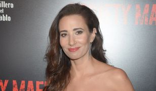 Aleksandra Popławska w skórzanej mini. Seksowna aktorka na premierze "Kobiet Mafii"