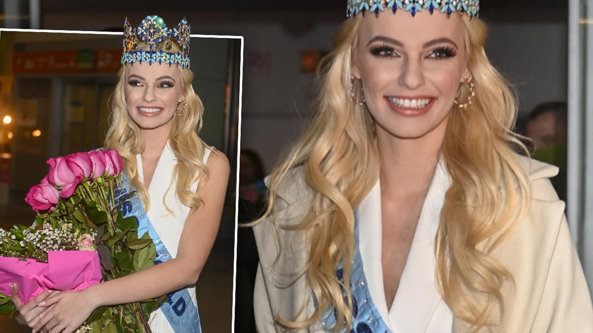 Miss World nareszcie wróciła do Polski. Na Karolinę Bielawską czekał prawdziwy tłum. Pojawili się nawet stęsknieni rodzice