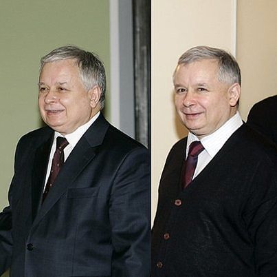 Nowa gra - czy umiesz rozróżnić braci Kaczyńskich?