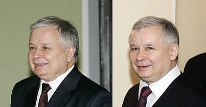 Nowa gra - czy umiesz rozróżnić braci Kaczyńskich?