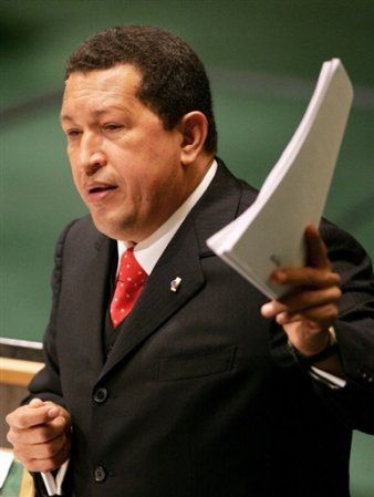 Chavez nie zaprzestaje ataków na Busha