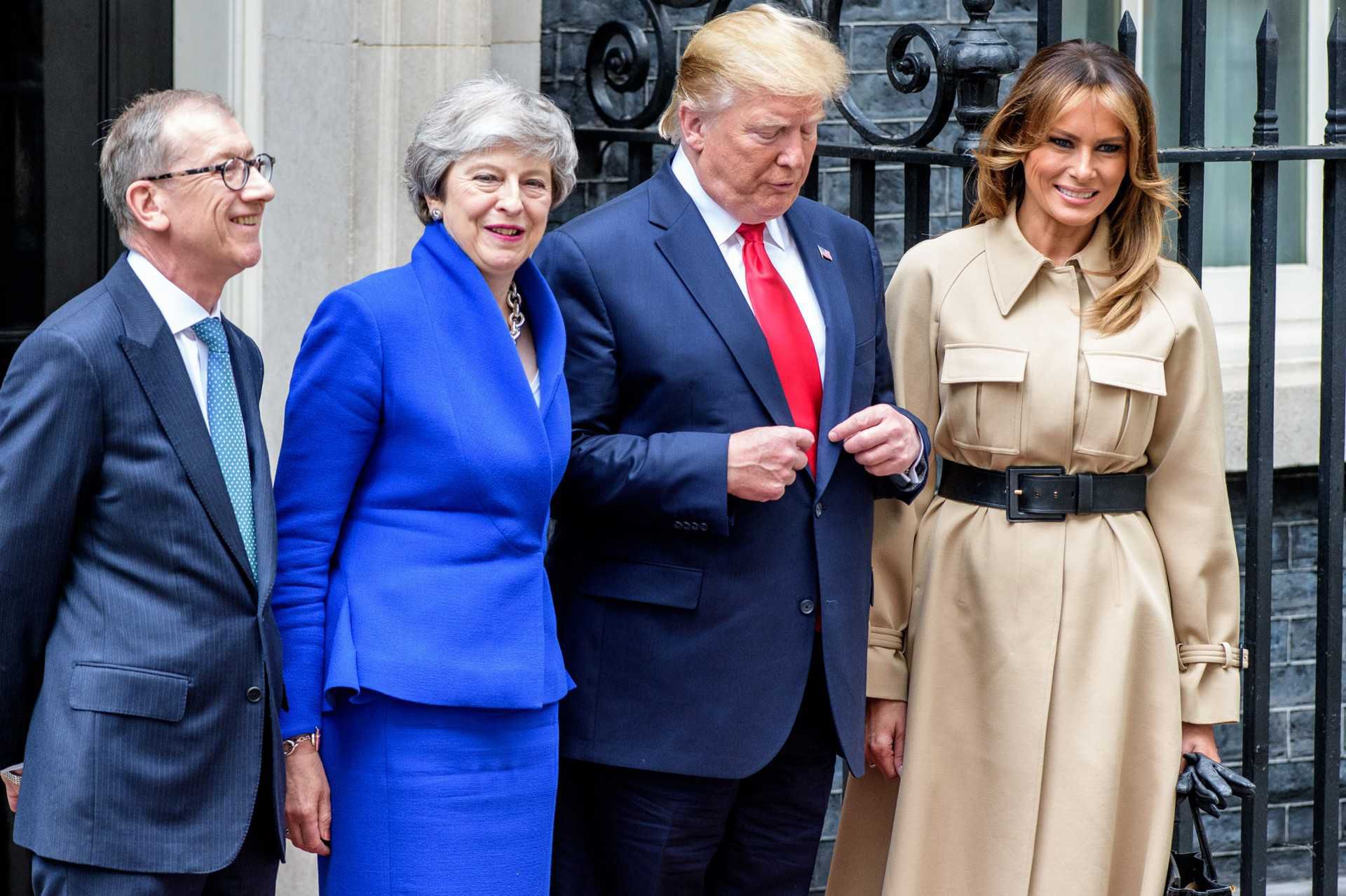 Melania Trump spotkała się z Theresę May