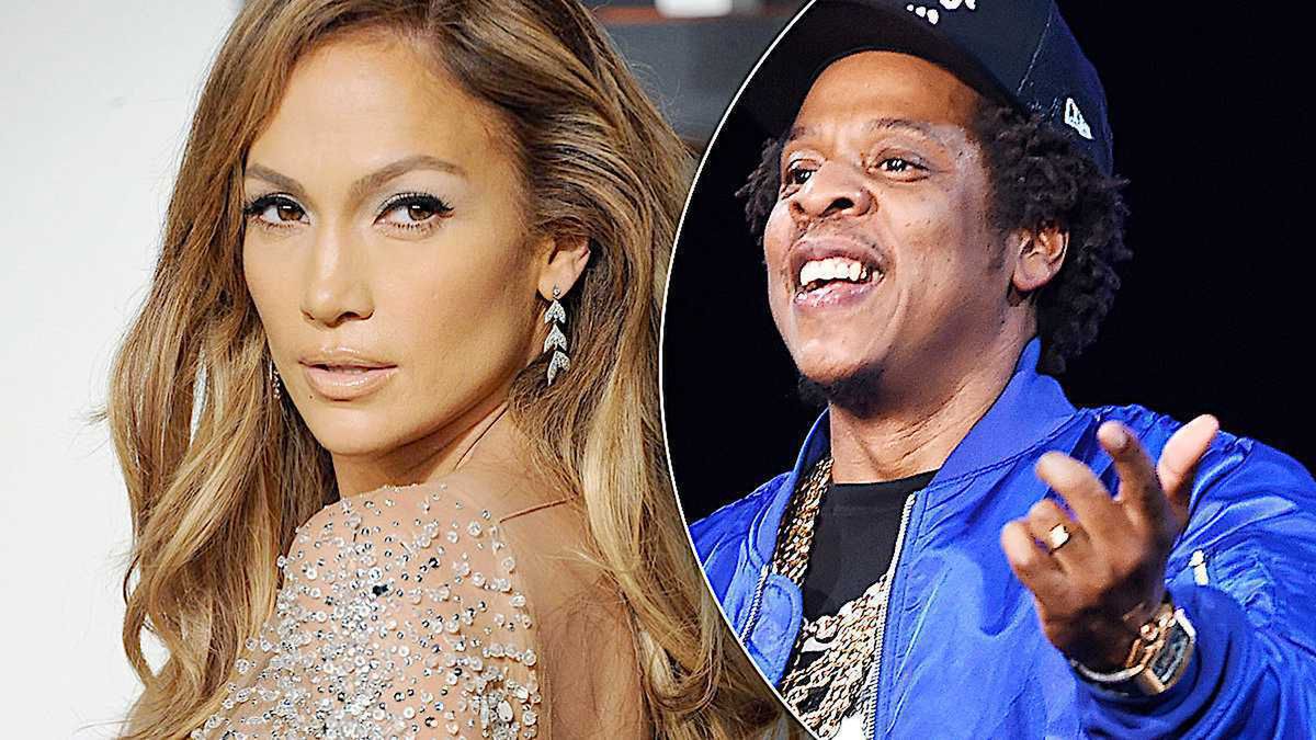 Jay-Z wpadł w odwiedziny do J.Lo. Ugościła go ubrana w kreację z bardzo głębokim dekoltem