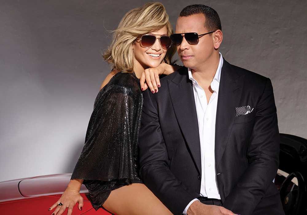 Jennifer Lopez i Alex Rodriguez w kampanii reklamowej Quay x Jennifer Lopez