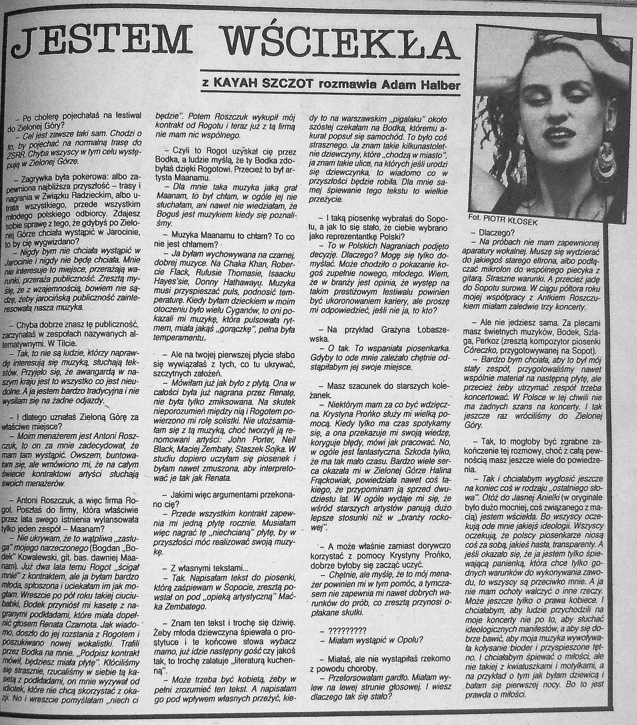 Magazyn Muzyczny, wrzesień 1988 