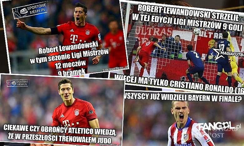 Robert Lewandowski i inni piłkarze Bayernu Monachium bohaterami memów po meczu z Atletico Madryt. Wybraliśmy najlepsze