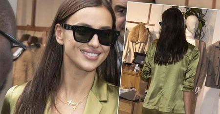 Irina Shayk w czarnym staniku na luksusowych zakupach! Gdy się odwróciła, paparazzi oniemieli z wrażenia