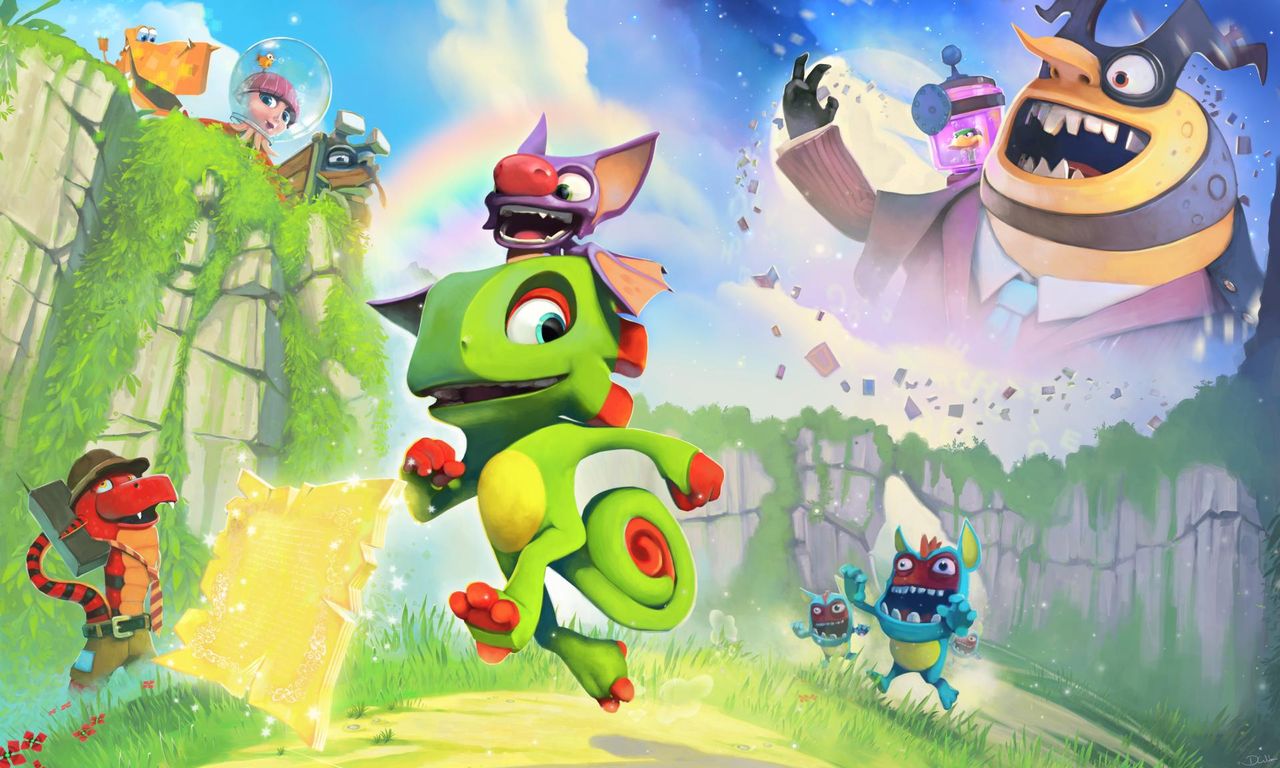 Yooka-Laylee - recenzja. Jeszcze tylko guma Turbo i Koukou Roukou