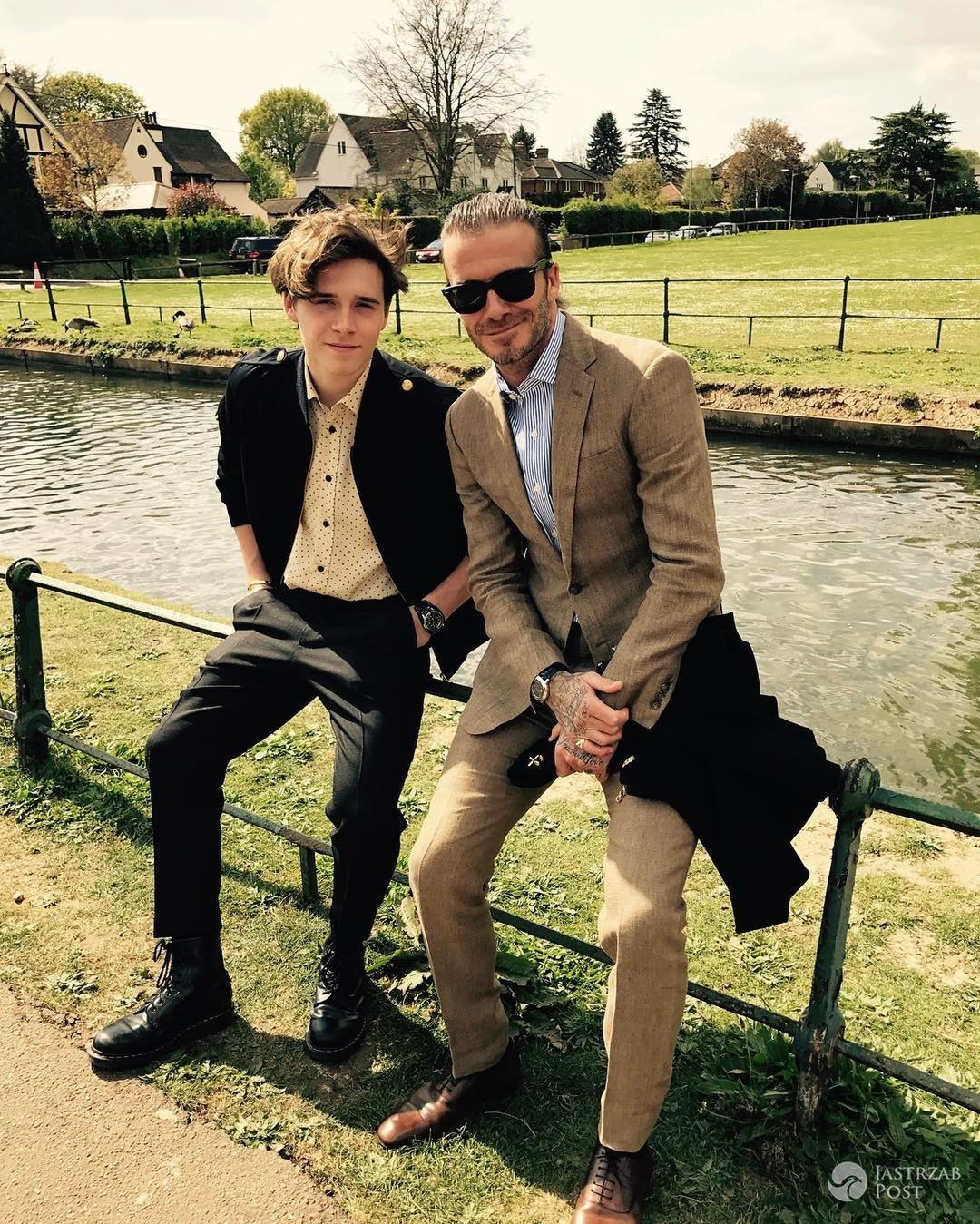 18 letni syn Davida Beckhama -  Brooklyn Beckham zrobił sobie czwarty tatuaż