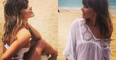 Edyta Herbuś pręży się na plaży