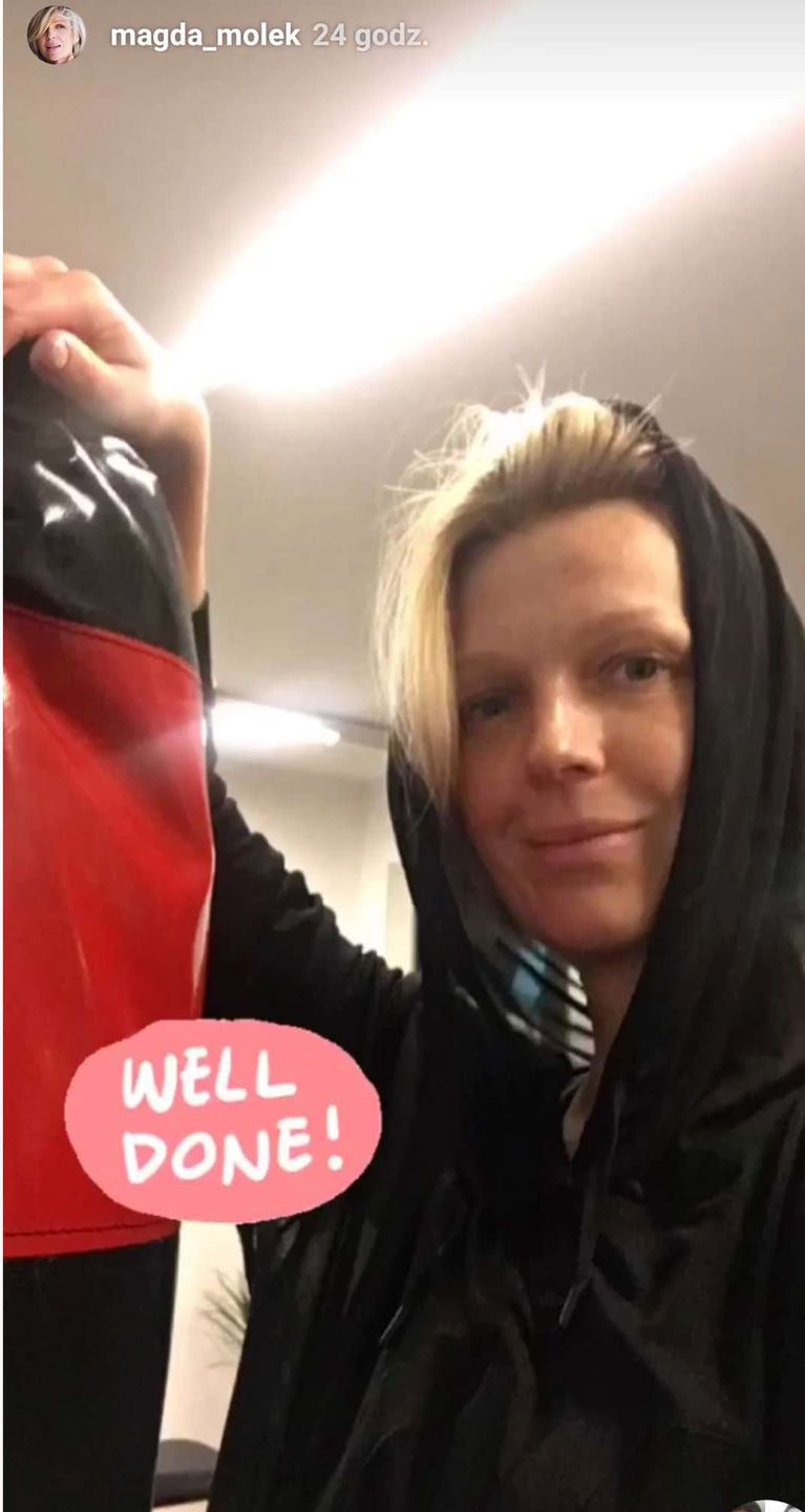 Magda Mołek bez makijażu