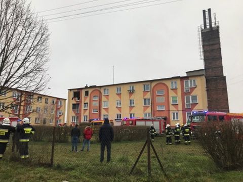 Kruchowo w Wielkopolsce. Wybuch gazu w bloku. Ewakuowano 46 mieszkańców