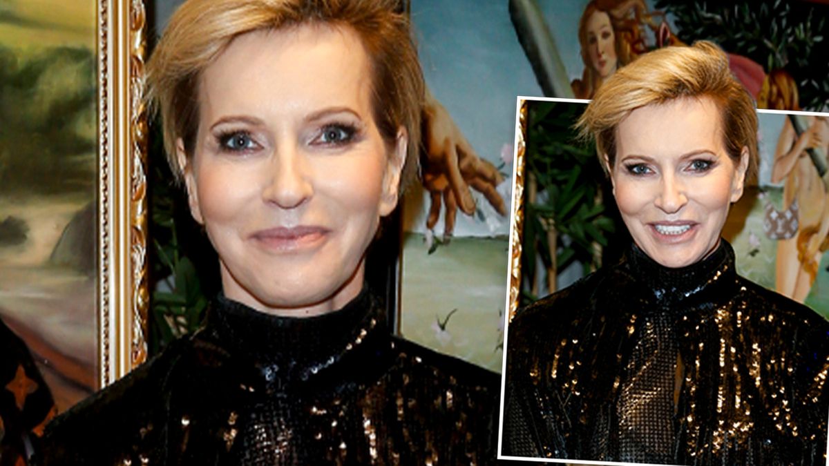 Paulina Smaszcz na wernisażu