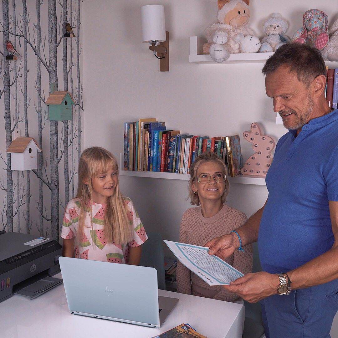Cezary Pazura, Edyta Pazura i Amelka Pazura