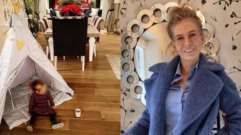 Edyta Pazura pochwaliła się zdjęciem córki w MODNYM NAMIOCIE. Chce być jak Lewandowska?  