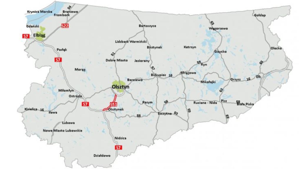 mapa drog 
