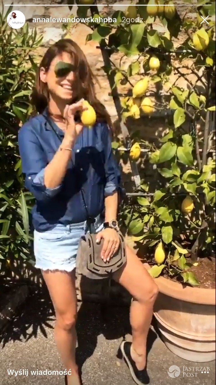 Anna Lewandowska na wakacjach