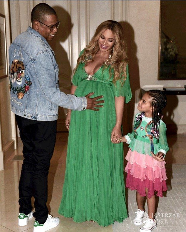 Beyonce z rodziną na imprezie