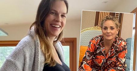 48-letnia gwiazda w bliźniaczej ciąży! Pokazała brzuszek w całej okazałości. Komentuje Sharon Stone: "Jesteś taka duża"