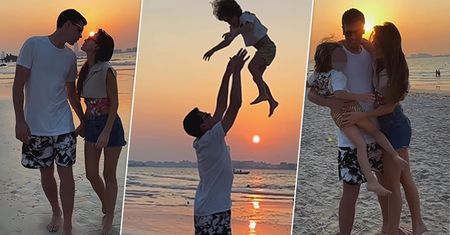 Wojtek Szczęsny i Marina już nie ukrywają synka: "Śliczny jest". Rodzinne wideo z wakacji jest hitem. Ile tam miłości!