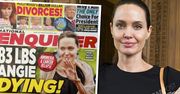 Angelina Jolie umiera?! Waży tylko 37 kilo. Szokujące doniesienia i zdjęcia gwiazdy w tabloidzie
